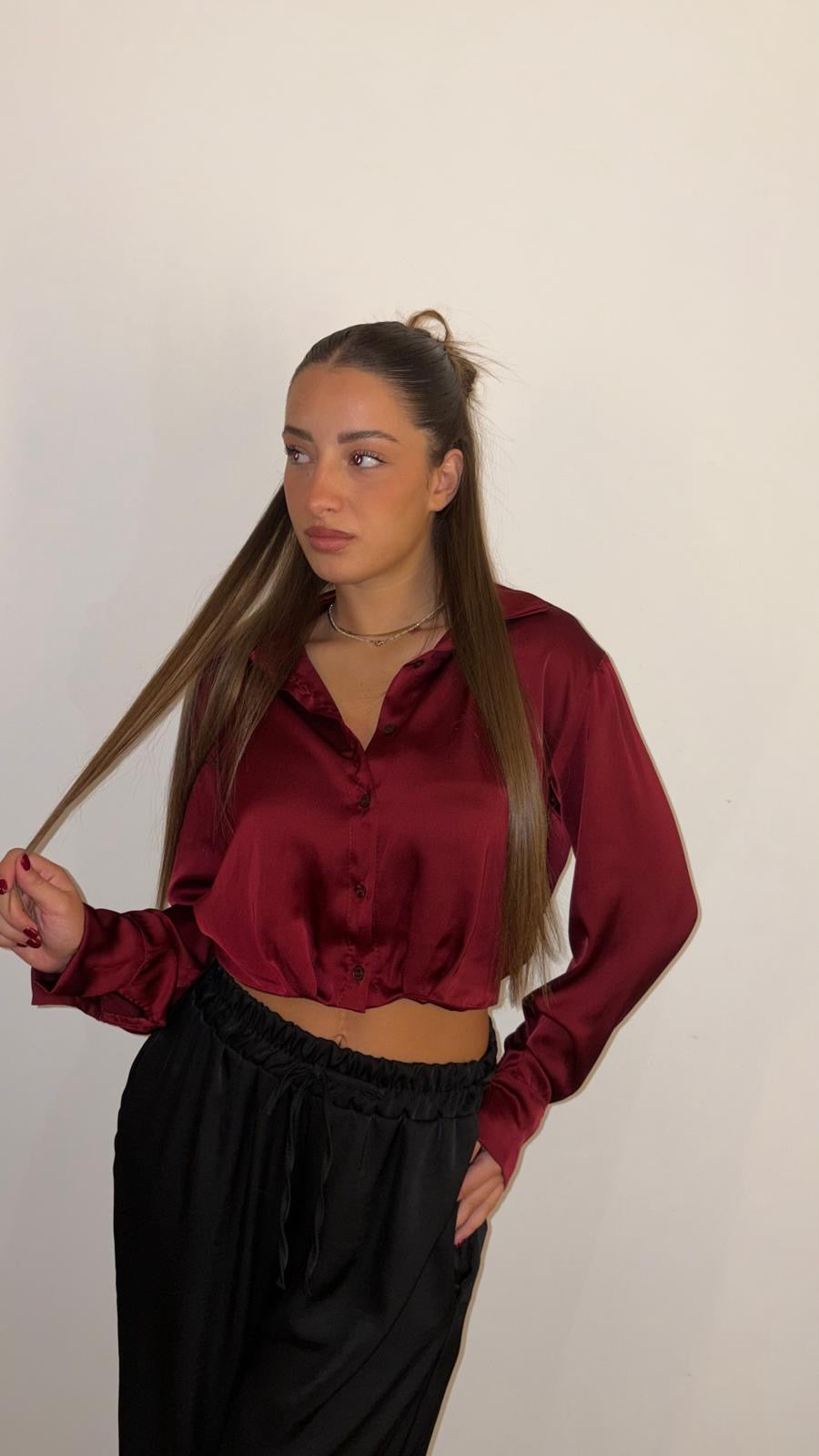 Camicia Raso Rossa