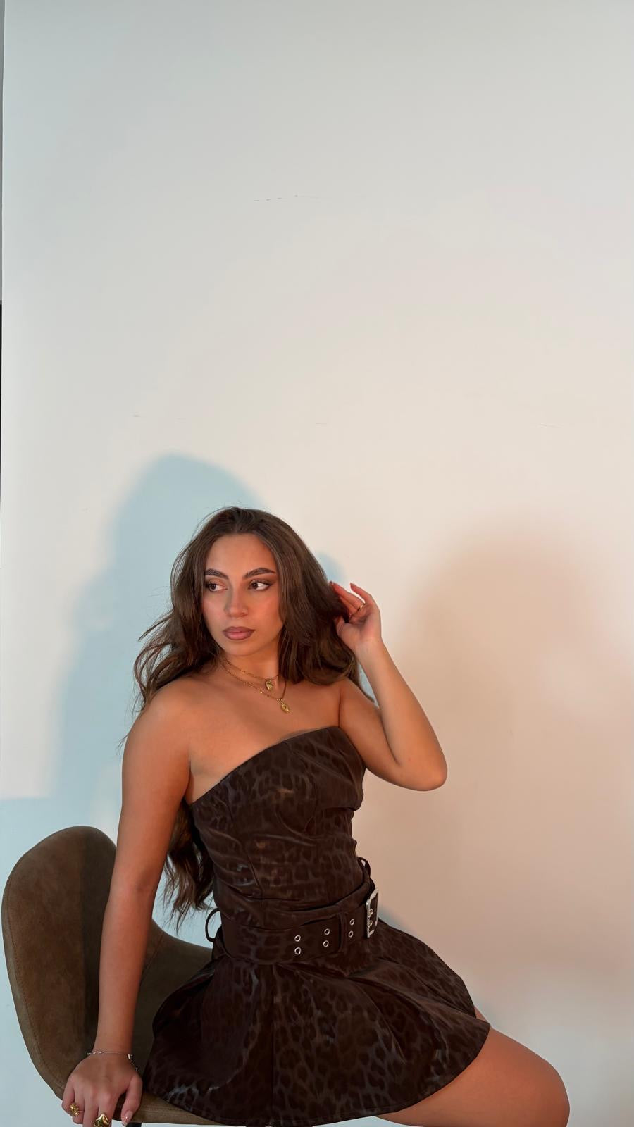 Feline Mini Dress