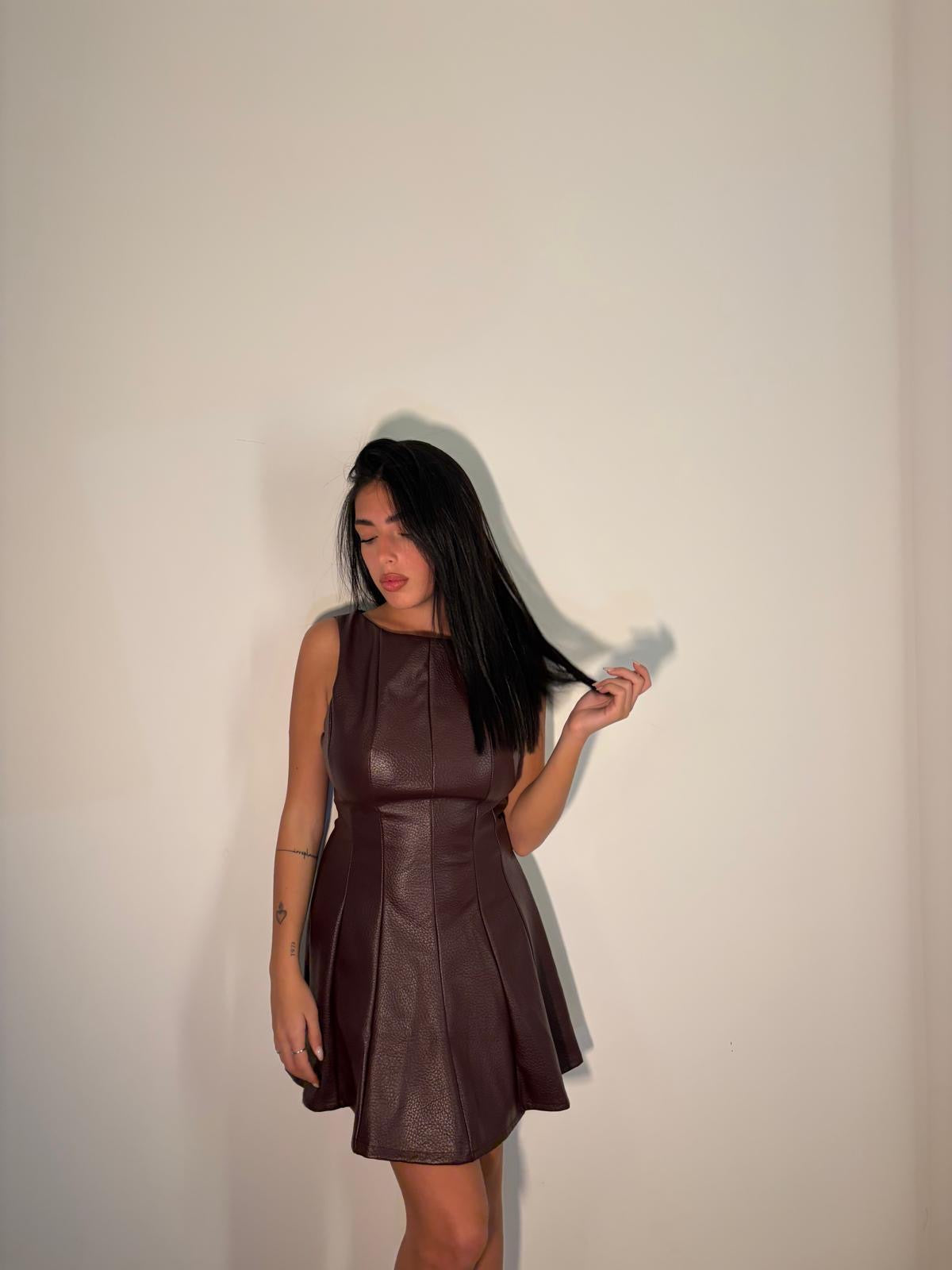 Mini Dress Lexi Ecopelle
