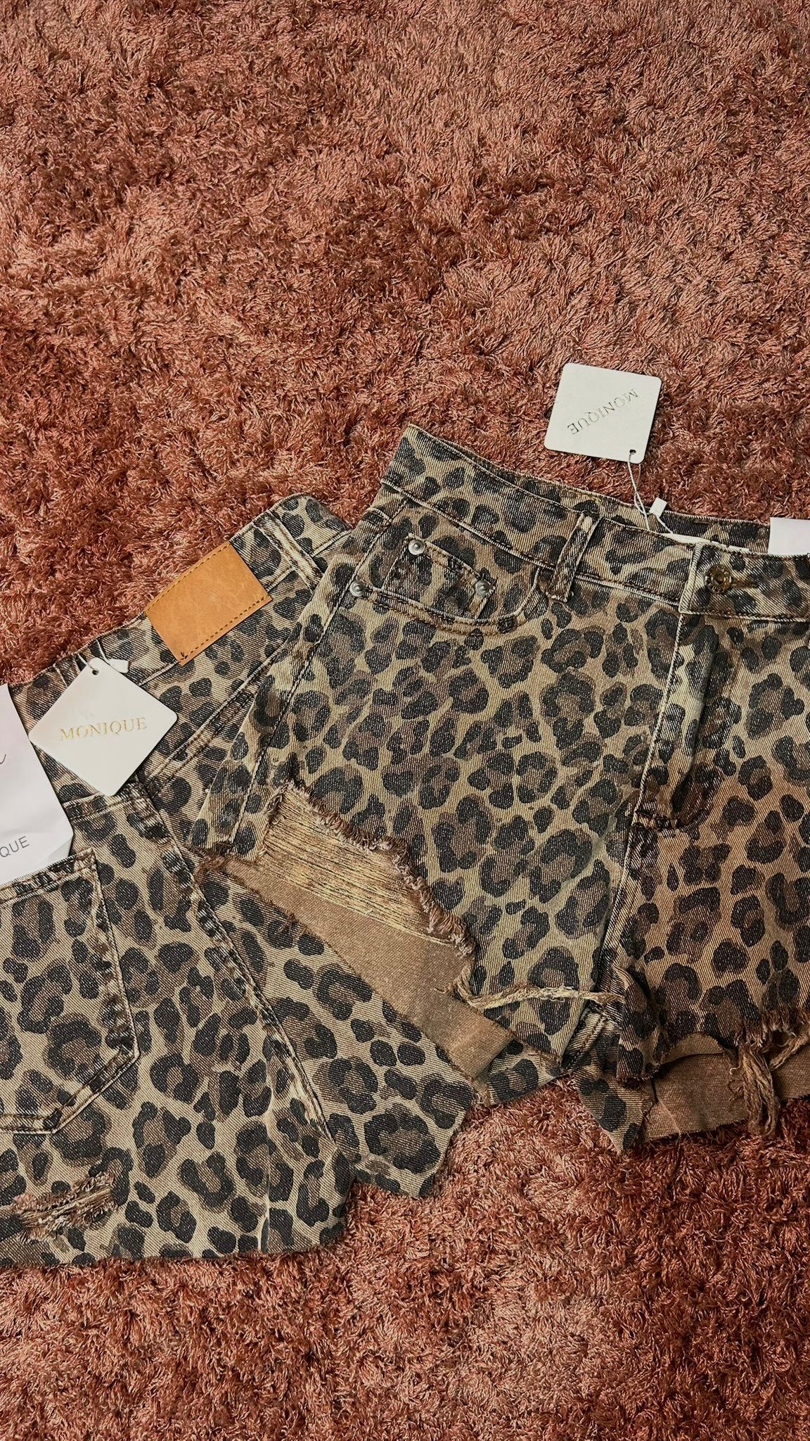 Leopard shorts
